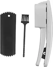 1Set Manual Garlic Crusher Set Garlic Press with Peeler Cleaning Brush Efficient Garlic Mincer for Slicing Crushing Kitchen Cooking