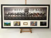 BART CUMMINGS SIGNED LIMITED EDITION "THE BEST OF BART" MELBOURNE CUP FRAME
