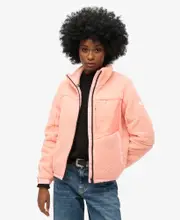 Fleece Trekker Jacket | Peach Pearl
