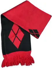Batman - Harley Quinn Diamond Pattern Scarf