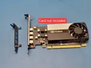 Low Profile Bracket for T1000 NVIDIA Quadro
