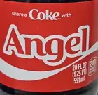 Share A Coke With Angel 2025 Personalized Gift Coca Cola Bottle