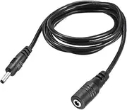 sourcing map Power Extension Cable 4.92ft 1.5M 1.35mm x 3.5mm Compatible with Adapter Cord 4pcs