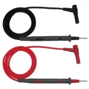 2 Pairs AideTek long-lasting silicone rubber wire test leads 1000V 16A P3605