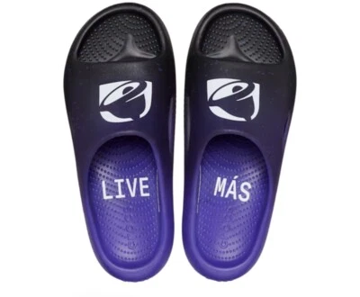Taco Bell X Crocs Mellow Slide - Live Más - Men’s 7 /Women's 9-FREE SHIP