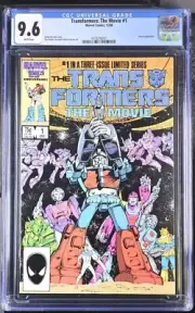 Marvel Comics The Transformers: The Movie #1 CGC 9.6 1st Unicron,Galvatron,Arcee