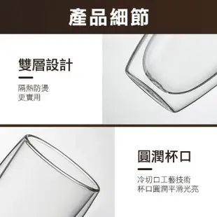 【職人生活網】185-DG250蛋形杯 造型杯 隔熱杯 雙層杯 防燙杯 杯子(雙層玻璃杯250ml 玻璃杯 耐熱玻璃水杯)