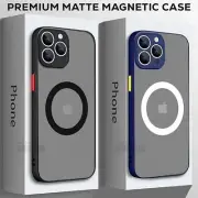 iPhone 16 15 14 13 12 11 Pro Max Case Plus Mini Magsafe Matte Magnetic Cover