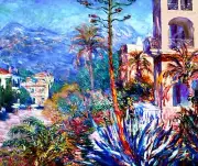 Villas at Bordighera by Claude Monet (464 Piece Wooden Jigsaw Puzzle)