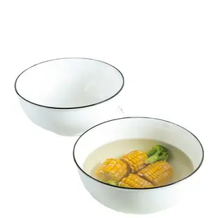 楓林宜居 北歐簡約網紅大湯碗家用大面碗湯碗特大號湯古陶瓷湯碗新骨瓷餐具