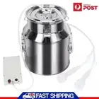 14L Automatic Milking Machine Dual Head Vacuum Pump Goat Sheep Milking Device