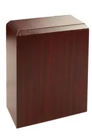 Large/Adult 215 Cubic Inches Dark Grain Simplicity Cremation Urn for Ashes