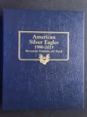 Whitman American Silver Eagle Coin Album 1986-2021 #3395