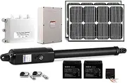LockMaster 40W Solar Swing Gate Opener, Electric Home Security Door Lock