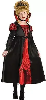 Transylvanian Vampiress Vampire Gothic Fancy Dress Up Halloween Child Costume