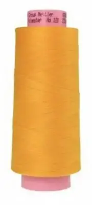 METTLER Seracor Polyester Serger Thread 50 Weight 2743 Yards Color 0607 Papaya