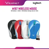 在飛比找露天拍賣優惠-24H【臺灣現貨】羅技 Logitech 無線 M187- 