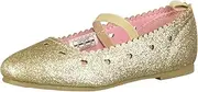 [Carter's] Girls' Ellaria Ballet Flat, Gold, 5 Toddler
