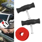 Car Windshield Windscreen Removal Tool Glass Window Cutting Wire + Handles Tools