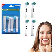 4pcs Replacements Electric Toothbrush Heads Compatible with Oral B-Style 3