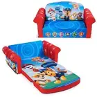Marshmallow Furniture Kids 2-in-1 Flip Open Foam Compress Sofa Bed, Paw Patrol