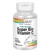 Solaray Super Bio Vitamin C, 100 Caps (Pack of 1)