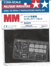 Tamiya Pz. Kpfw. IV Photo Etched Parts Set in 1/35 183