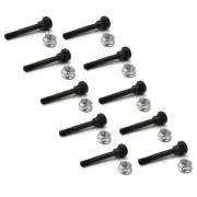 (Pack of 10) Shear Pin Bolt & Nut for Honda HS1132, HS50, HS55, HS55K1, HS55K2