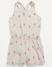 Old Navy Kids Size XL (14-16) Sleeveless Soft Knit Cross-back Romper $12 NWT
