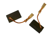 2x carbon brushes for Bosch angle grinder GWS11-125CIE 5 x 10 x 17 mm