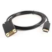 1.8M Display Port DP Male To VGA/M Cable Converter Connector Adaptor