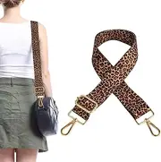 [Molain] Wide Shoulder Strap, Purse Strap Adjustable Replacement Shoulder Crossbody Strap Handbag Strap Handbag Leopard Crossbody Bag 1.5 inch Width