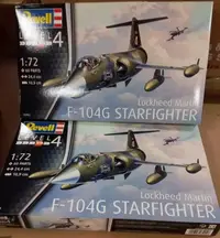 在飛比找露天拍賣優惠-1/72~REVELL~美國‎F-104G"Starfigh