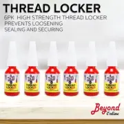 Handy Hardware [6PK] Thread Lock, Easy To Use Nut And Bolt Locker, Prevents Rust