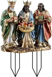 Yard Stakes for Christmas | Nativity Scene Yard Art Acrylic 2D Garden Stak - Christmas Supplies Religious Wear-Resistant Pathway Decorations for Easte & Christmas