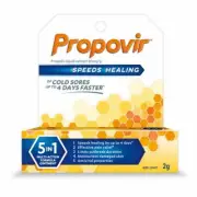 Propovir Cold Sore Cream 2g - Speeds Healing - up to 4 Days Faster Propolis