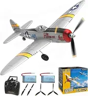 RCSHOBBY 2.4Ghz Remote Control Airplanes,4 Channe RC Plane Ready to Fly P-47 Thunderbolt WWII RC Airplanes for Adults with Xpilot Stabilization System