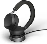 Jabra 27599-999-889 Evolve2 75 Headset - Stereo - Wireless - Bluetooth - 3000 cm - 20 Hz - 20 kHz - On-Ear - Binaural - Ear-Cup - MEMS Technology Microphone - Noise Canceling - Black [27599-999-889]