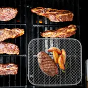 Stainless Steel BBQ Mesh Tubes Culinary Grille Barbecue Wire