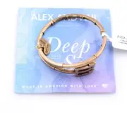 Authentic Alex and Ani Trident Metal Rafaelian Gold Wrap