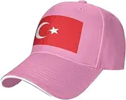 [SSIULUS] Flag of Turkey Casquette Cap Hats,Trucker,Baseball Cap with Snapback,Perfect for Summer,Golf