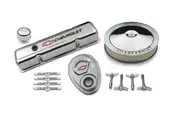 Proform Engine Dress-Up Kit Chrome Suit SB Chev With Chevrolet Logo & Bowtie