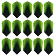 5 New Sets Harrows Sonic X Slim Dart Flights – Ships w/ Tracking - Green