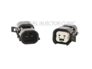 FIC SET OF 4 US CAR/EV6 FEMALE TO DENSO MALE FUEL INJECTOR CLINIC PLUG ADAPTORS