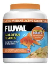Fluval Nutrafin Goldfish Flakes Lion head Oranda Fantail Cold water Food 125gm