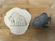 Mammoth Cookie Cutter and Stamp Set(3x4")