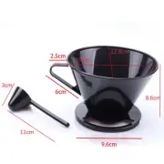 Reusable Coffee Filter Coffee Cup Dripper Mesh Strainer With Measuring Spoon