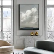 Cloudy Sky Canvas Wall Art