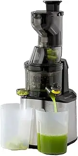 Cold Press Juicer Juice Separation Household Fruit and Vegetable Large Caliber Juice Extractor 150w Professional Slow Masticating Juicer Machines Easy to Clean with Brush