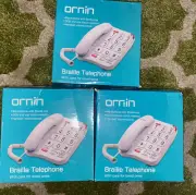 3 Phone Deal Ornin S018 Big Button Corded Telephone with Speaker 40dBm